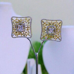 Radiant Stud Earrings (Gold & Silver) 002