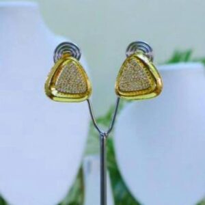 Radiant Stud Earrings (Gold & Silver) 004
