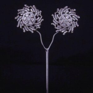 Radiant 2 Tone Stud Earrings 018