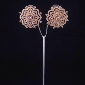 Elegant Stud Earrings (Gold & 2 Tone) 034