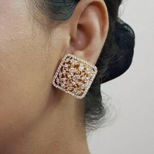 Elegant Stud Earrings (Gold & Silver) 037