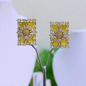Elegant Stud Earrings (Gold & Silver) 052