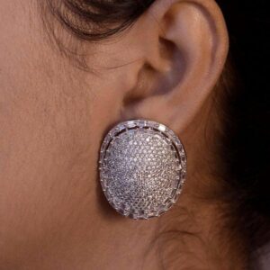 Radiant Stud Earrings (Gold & Silver) 069