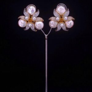 Radiant Stud Earrings (Gold & Silver) 070