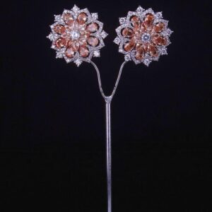 Radiant 2Tone Stud Earrings 065