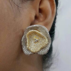 Elegant Stud Earrings (Gold, 2Tone & Silver) 062