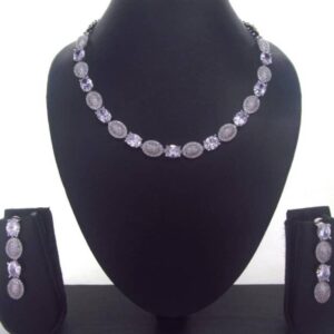 Radiant Silver 529 Sterling Necklace & Earrings 020
