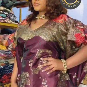 Luxury African Rich Aunty Kaftan Dress 003