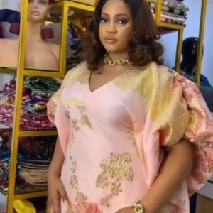 Luxury African Rich Aunty Kaftan Dress 004