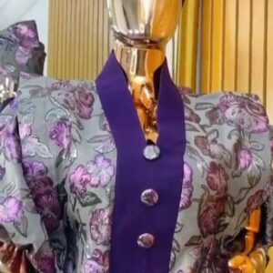 Luxury African Rich Aunty Kaftan Dress 012