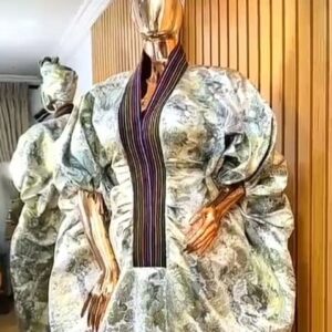 Luxury African Rich Aunty Kaftan Dress 016